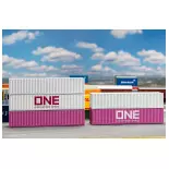 Container 40' - Faller 182152 - HO: 1/87 - EP VI - UNO