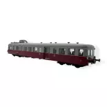Autorail diesel X 3828 Picasso, livrée rouge rubis/gris perle, 3e classe, Lyon-Vaise - LS Models 10121 - HO 1/87 - SNCF - Ep IIIa - Analogique - 2R