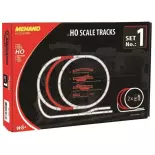 Track set N°1 MEHANO F101 - HO 1 : 87 - Code 100