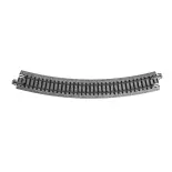 4 rails incurvés Unitrack (R348-30) 30 degrés - Kato 20-130 - HO 1/87