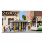 Bus stop NOCH 14390 - LaserCut - HO 1/87 - 68x28x33mm