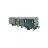 FOURGON OCEM 32 Sud-Ouest - Vert avec Lanterne ALU - REE MODELES VB332 SNCF - HO 1/87