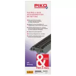 Transition rail: ROCO GeoLine Profi - PIKO A - 231 mm PIKO 55433 | HO 1/87 Code 100