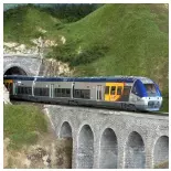 Rame automotrice AGC X 76743/76744 Ls Models 10075S - HO 1/87 - SNCF - EP V / VI