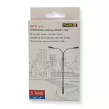 Set van 3 staande lampen met twee armen en LED - Faller 180120 - HO 1/87