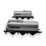 Set of 2 JOUEF HJ6221 tank wagons - HO 1:87 - SNCF - EP III