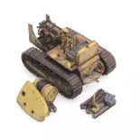Bulldozer D7 rouillé RIP - ARTITEC 487.601.01 - HO : 1/87 