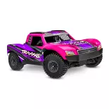 Mini Slash 4x4 BL-2S RTR (accu/chargeur) - Traxxas 108164-1-PINK - 1/14