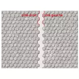 Pierres hexagonales grises - Régions et Compagnies MAT004 - HO 1/87 