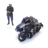 Moto de la police du Reich avec 2 figurines - Artitec 10.422 - HO 1/87