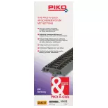 Rail de transition : Fleischmann Profi - PIKO A - 231 mm PIKO 55432 | HO 1/87 Code 100