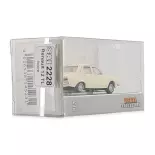 Voiture Renault 12 TL livrée beige SAI 2228 - HO : 1/87 -