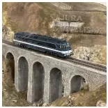 Locomotive diesel CC 70001 - Ree Modèles CC70001S - HO 1/87 - SNCF - Ep III - Digital sound fumigène - 2R