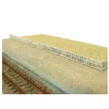 Barrières SNCF pour gare : 134 cm - Bois Modélisme 210006 - N 1/160