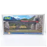 Viadotto Müngstertal KIBRI 39704 con trave in acciaio - HO 1/87 - 675 x 65 x 165 mm