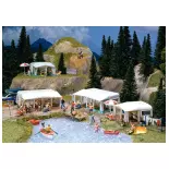 Kit caravan da campeggio FALLER 130503 - HO 1/87