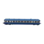 Trailer XR-8285 Modernised Blue "DIJON" REE MODELES VB448AC - SNCF - HO 1/87