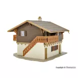 Maison d'hôtes avec abri voiture - Vollmer 43961 - HO 1/87