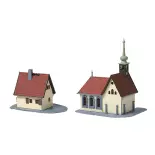 Dorfkirche mit Nebengebäude AUHAGEN 14461 - N 1/160