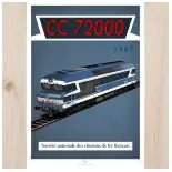 Poster Locomotive CC 72000 - 1967 - A2 42.0 x 59.4 cm - SNCF