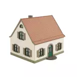 Pequeña casa unifamiliar - Corte láser NOCH 66608 - HO 1/87 - 107x107x84 mm