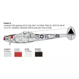 Avion P-38 J Lightning - Italeri 2834 - 1/48