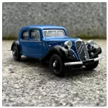 Voiture Citroën Traction 11A 1935 Bleu franc et noir - Sai 6162 - HO 1/87