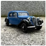 Auto Citroën Tractie 11A 1935 Blauw en blauw - Sai 6162 - HO 1/87