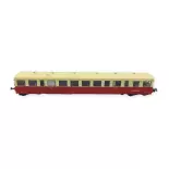 Trailer XR-7405 Red/Cream "LIMOGE" REE MODELS VB443 - SNCF - HO 1/87