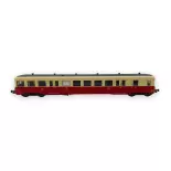 Remorque d'autorail ZS 17206 - R37 H0 41252 - HO 1/87 - SNCF - Ep III - Analogique - 2R