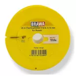 Bobine de câble Brawa 32390 - jaune / marron - pour Roco