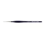 Golden synthetic" bristle brush - No. 0 lacquered handle - KOLIBRI 8881/0