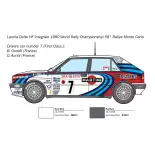 Véhicule Lancia Delta HF Integrale - ITALERI 3658 - 1/24