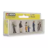 Pack of 6 NOCH 15481 pedestrians - HO : 1/87th