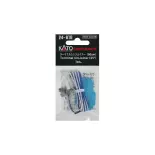 Fil d'alimentation + 2 éclisses métalliques pour voie Unitrack - Kato 24-818 - N 1/160