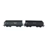 Set de 2 wagons minerais DM - LS Models 31106 - HO : 1/87 - SNCF - EP III