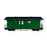 Fourgon à bagages F&C vert avec lettrage - Minitrains 5132 - HOe 1/87