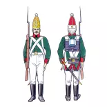 50 Figurines Grenadiers Russes – Italeri 6006 – 1/72  