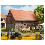 Barn with small stable BUSCH 1506 - HO 1/87