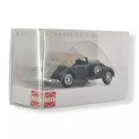Horch 853 Cabrio blau, schwarz und beige, BUSCH 41317 - HO: 1/87 - -