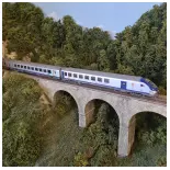 3 TER PACA rijtuigen - Ls Models 41234DC - HO 1/87 - 2R - SNCF - EP VI