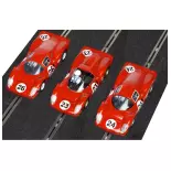 Pack de 3 voitures Ferrari - Scalextric C4391A - I 1/32 - Analogique - Daytona 24 1967