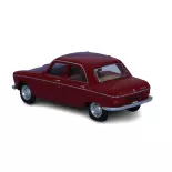 Voiture Peugeot 204 berline de 1968 rouge rubis - Sai 6254 - HO 1/87