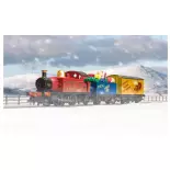 Coffret de train express du Père Noël - Version prise UE - Hornby R1248P - HO 1/87 - Analogique - 2R