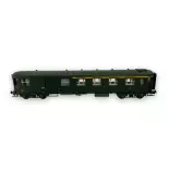 Voiture métallisée Ex-PLM REE Modèles VB460 vert 301 - HO 1/87 - SNCF - EP III.D