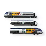 Rame automotrice AGC X 76743/76744 Ls Models 10075S - HO 1/87 - SNCF - EP V / VI
