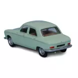 Voiture Peugeot 204 berline, 1968 vert clair avec conducteur SAI 1624 - HO 1/87