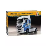 Camion MAN TGX XXL "Wolf Transporte" - ITALERI 3921 - 1/24