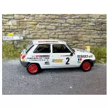 Voiture Renault R5 Alpine Turbo Coupé - REE MODELES - HO 1/87 - SPORT JP. LAJOURNADE