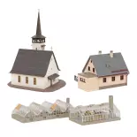 Ensemble d'action du village - Faller 239010 - N 1/160 